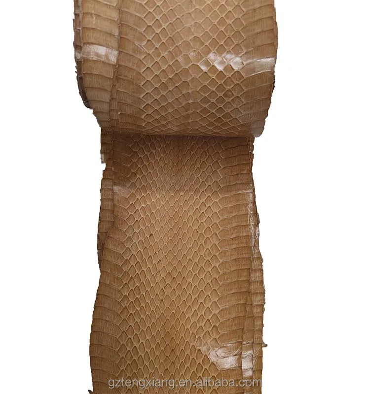 High-gloss snakeskin for Clothing materials High-gloss snakeskin leather hide genuine leather material