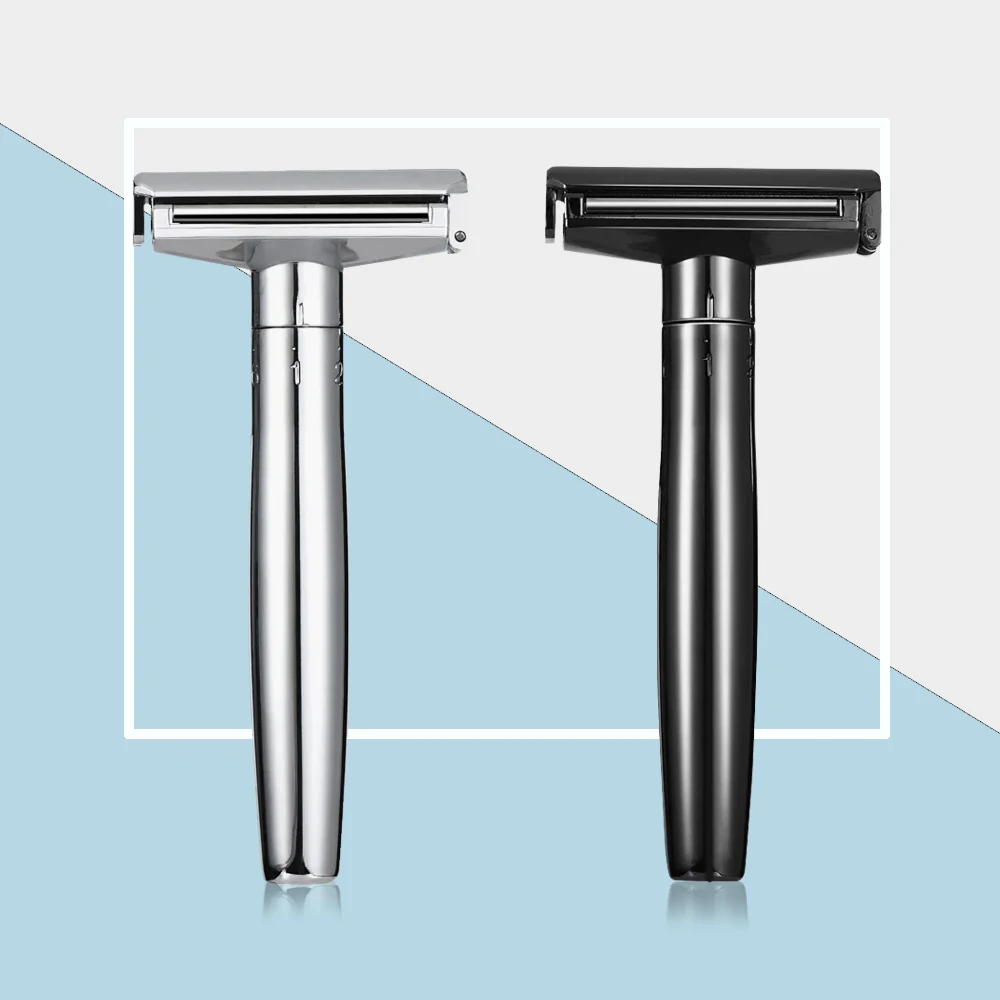 Spolo  High-Quality Shaving Razor Zinc Alloy Safety Razor Adjustable Sharpness Shaver For Men Beard Care