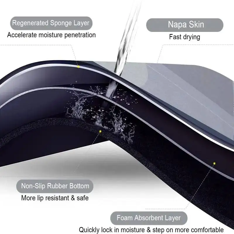 2024 Hot Soft Diatomite Household Eco Rubber Bath Mats Tapete Banheiro Non Slip Floral Flower Bath Mat Bathroom Rug Mate