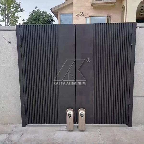 Индивидуальные декоративные входные алюминиевые ворота забора для подъездной дорожки и сада