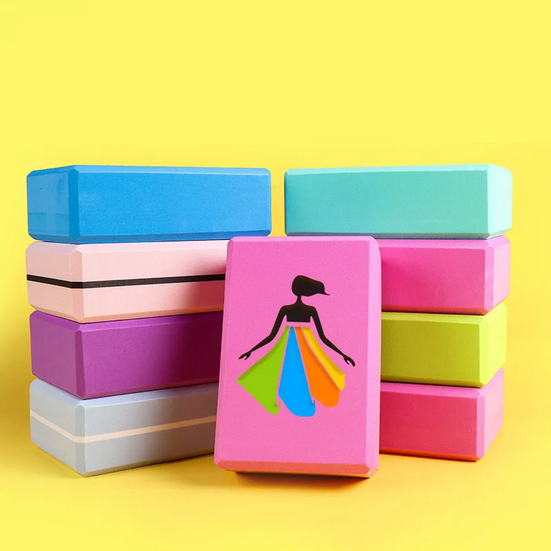 Оптовая продажа от оригинального производителя, утолщенные блоки для йоги с индивидуальным логотипом, блоки для йоги eva