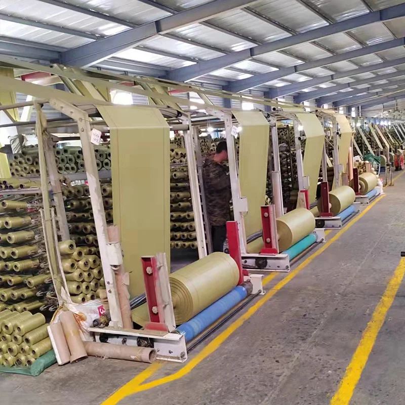 Pp Woven Tubular Fabric Rolls Polypropylene Plastic Woven Sack Bag Roll Woven Jumbo Roll
