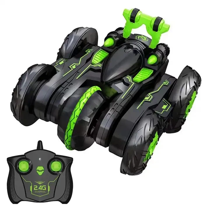 Double Sided 360 Degrees RC Cars Vehicle Radio Control Car Hobby Toy RC Stunt Car Transformation for Boys