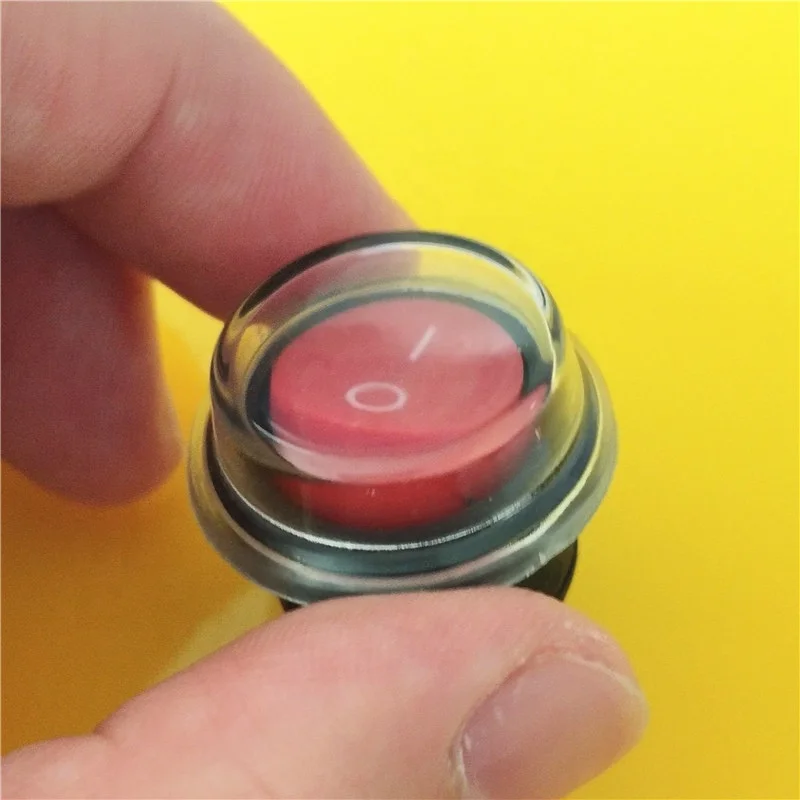 KCD1 2PIN 20 мм On/Off SPST G149 круглый Кулисный переключатель для лодки DC AC 6A/250V водонепроницаемый автомобильный приборной панели трек