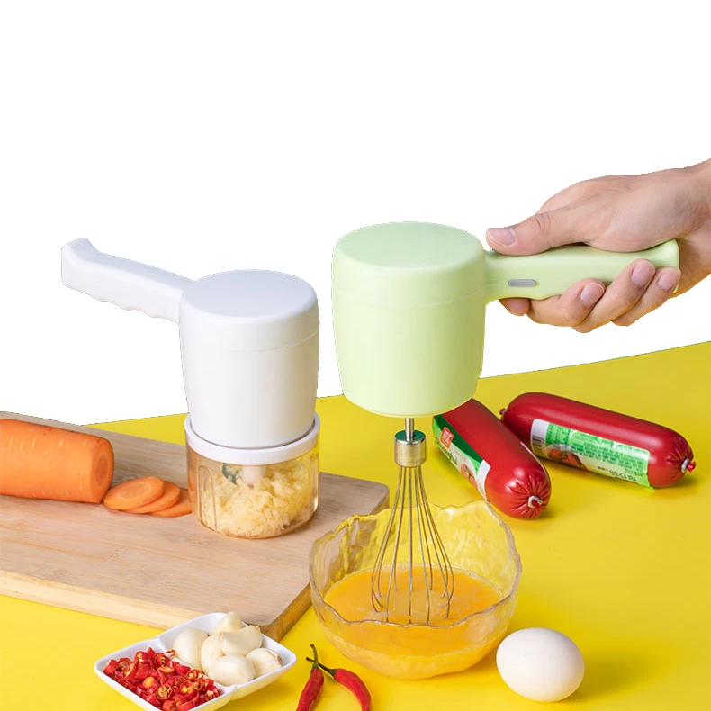 Fall 2021 Cook Ware Electric Salad Chopper Handheld Blender Egg Beater Electric Food Mixers For Baking Supplies