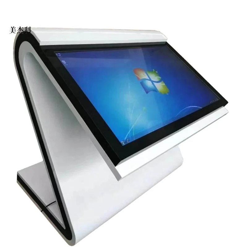 All in one Multimedia Digital Kiosk built in HD LCD display information monitors Touch Screen Indoor Interactive Kiosk