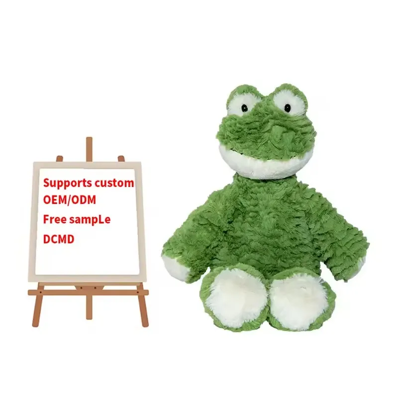 CPC custom plush doll Soft plush big frog bed pillow holiday gift frog plush toy