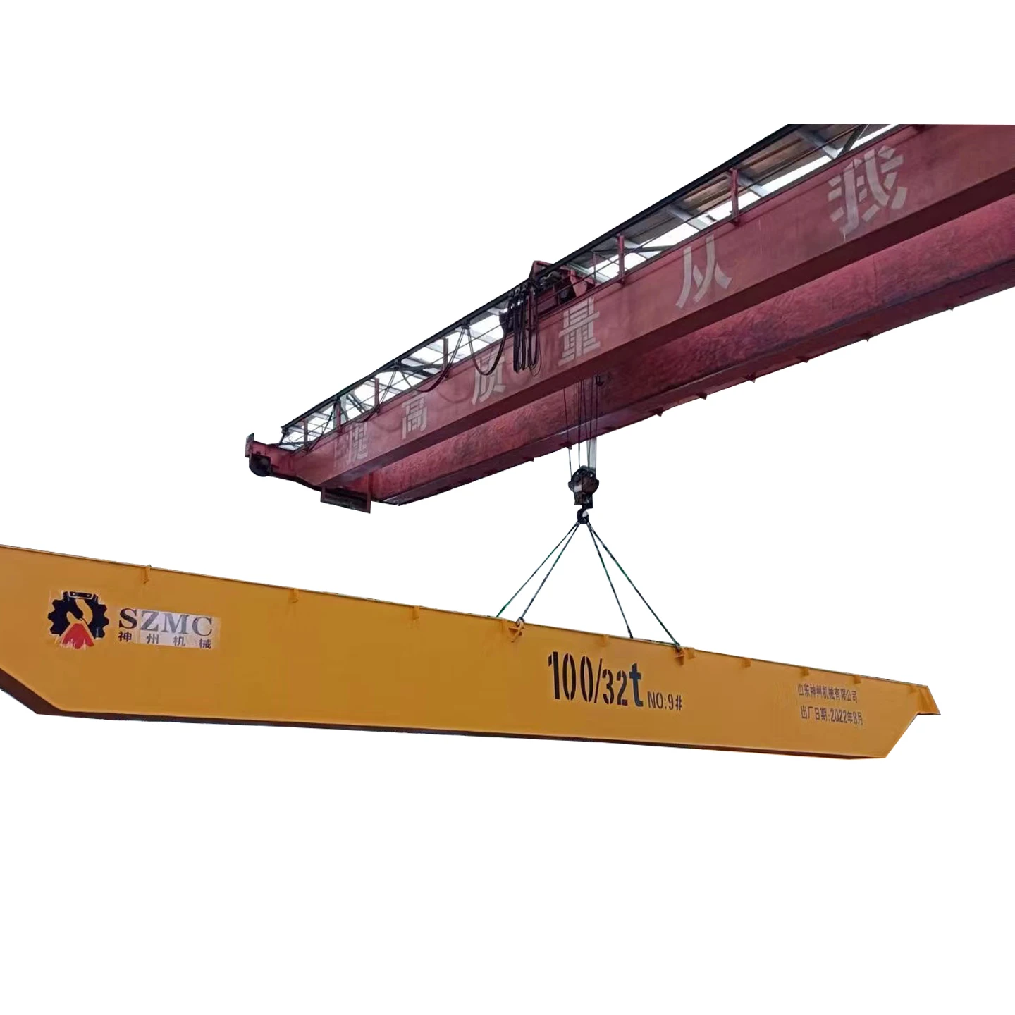 SZMC Brand bridge overhead beam cranes warehouse single price 35ton