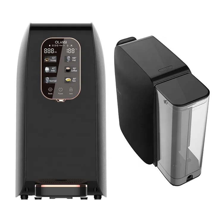 Olansi hot and warm reverse osmosis water filter dispenser household water purifier with pac composite filter