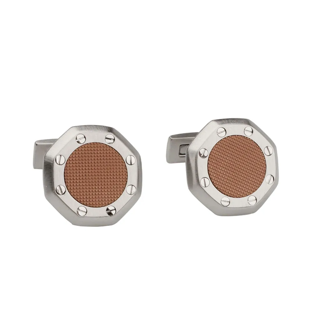 
Wholesale High Quality Custom Brand Watch Cufflinks with Logo Engrave 