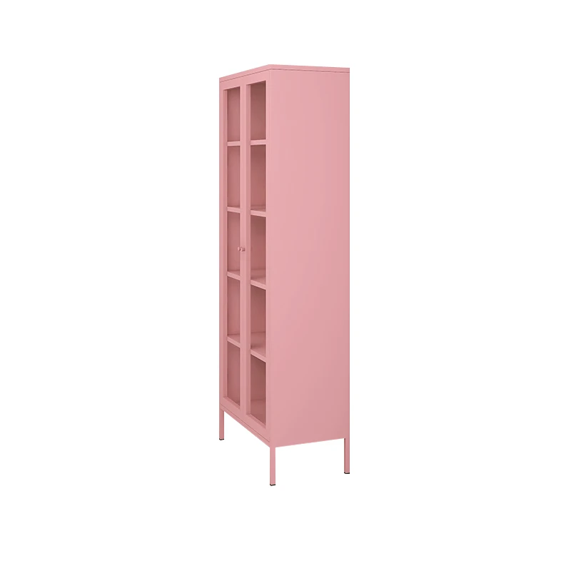Double Glass Door Locker Display Glass Cabinet Modern Bedroom Cabinet Home Furniture