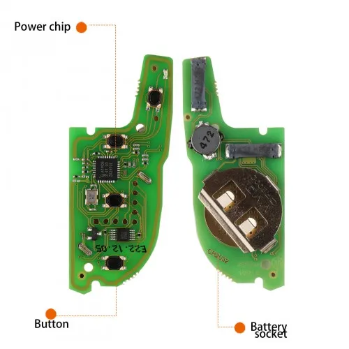 Universal Smart Key Xhorse VVDI XM38 XSKFF0EN DF Style Proximity 4 Buttons car remote control key for VVDI2/VVDI mini key tool
