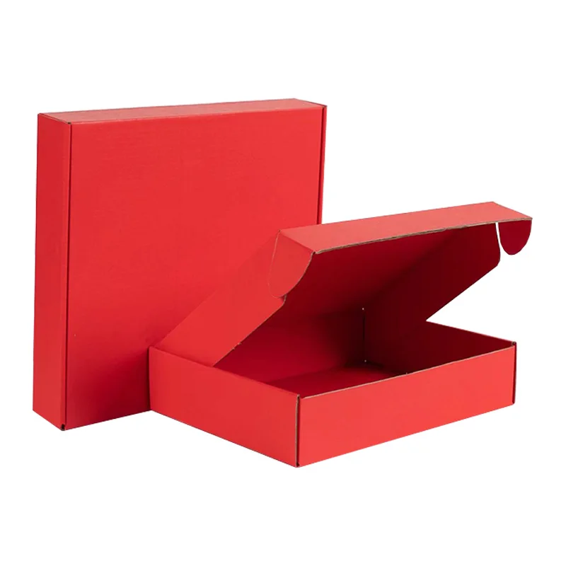 Cardboard Boxes Color Printing Processing High Quality Gift White Black Aircraft Corrugated Paper Mailing Box