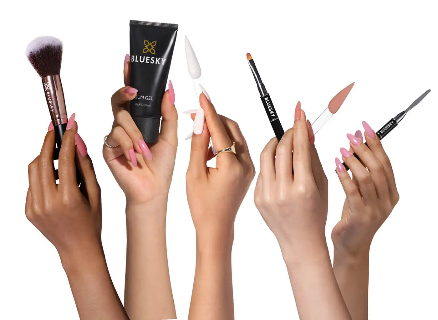 Bluesky  oem odm extend gelpolish 8g/5g/30g nail extensions glue wholesale natural colors acrylic poly gel