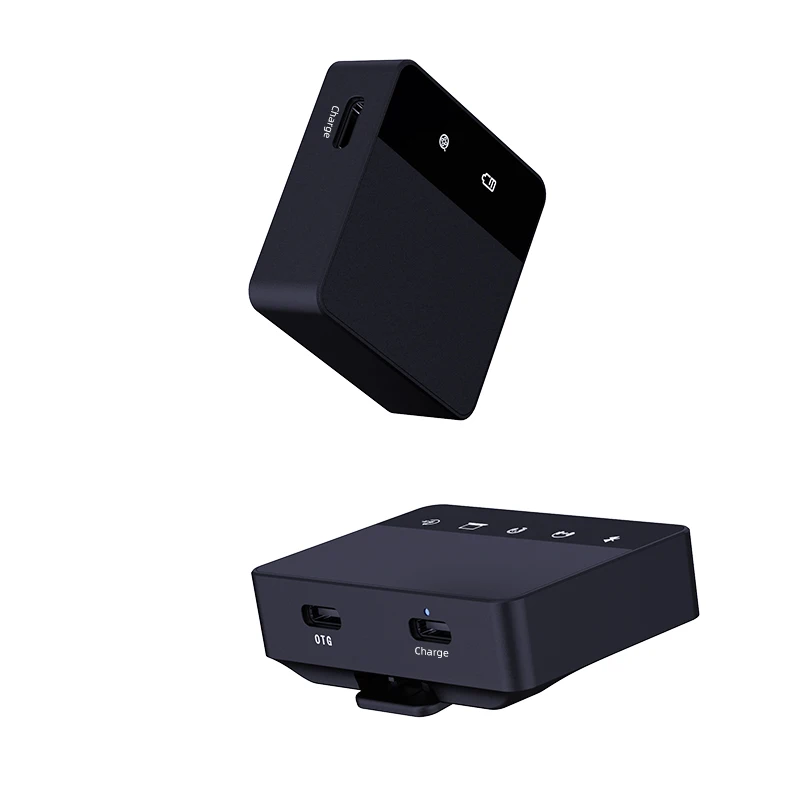 Portable 2.4G Wireless Lavalier Microphone System Video Mike Microphone for Singing Studio Recording Mic for iphone