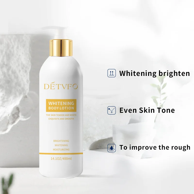 Private Label Organic White Bodi Lotion Natural Beauty Body Cream Moisturizing Milk Whitening Body Lotion For Black Skin