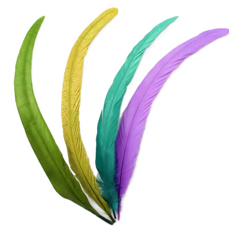 Hot Sale feather trim rooster tail eyelash trim feathers millinery hats jewelry craft feathers