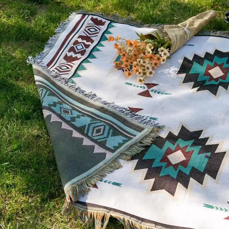 Outdoor Foldable Picnic Mat Blanket Other Camping Blanket Mat Bohemian Portable Picnic Blanket