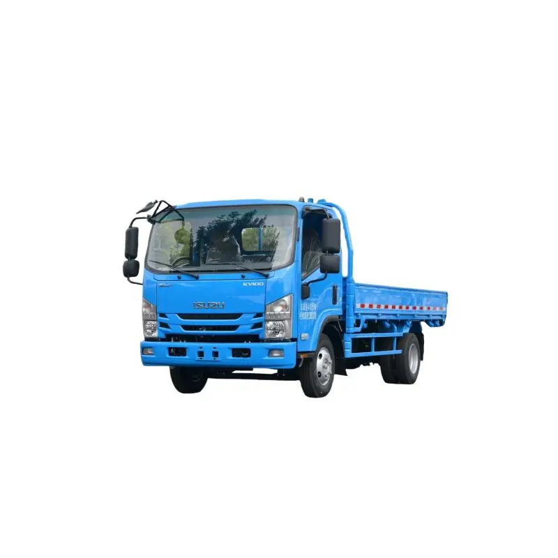 Isuzu cargo chassis Kv100 100p diesel engine 150ps horsepower 4X2 flatbed truck Qingling Isuzu truck new and used cars spot sale