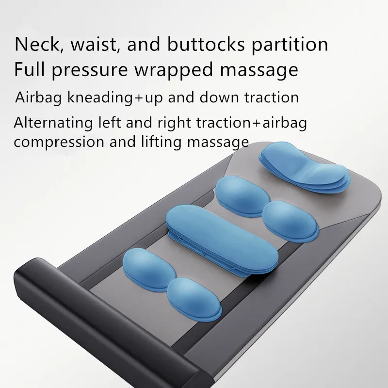 New Design OEM ODM Air Pressure Back Massage Mattress Air Compression Stretching Yoga Massage Mat Acupressure Mat
