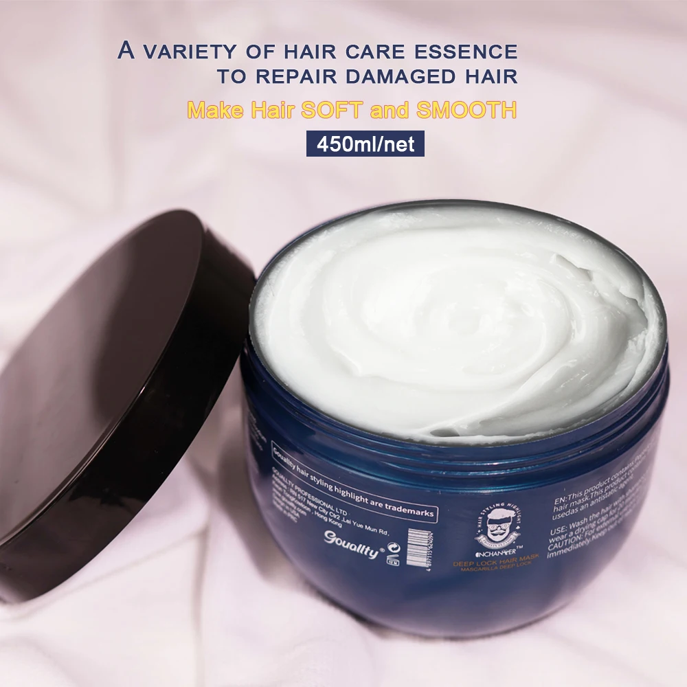 Private Label Curly Hair Care Coconut Oil Anti-frizz Moisturizing Smoothing Hair Mask