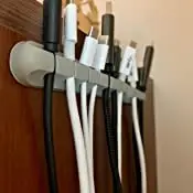 Cable Holder Clips Management Cord Organiser Clips Silicone Self Adhesive for USB Charging Cable Power Cord Mouse Cable Wire PC
