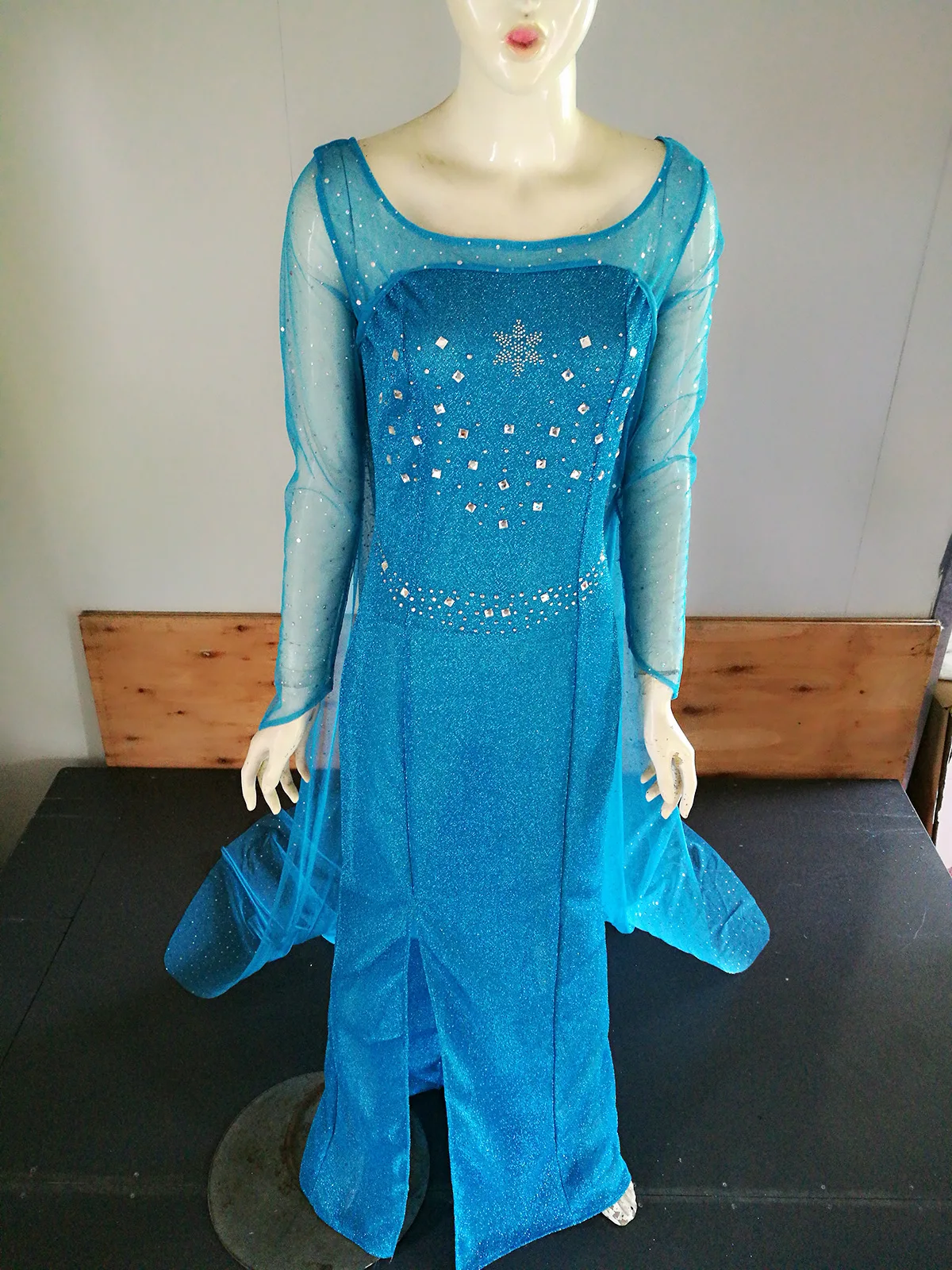 Elsa Princess Children Halloween Cosplay Fancy Party Up Anna Elsa Costume Girls Dress