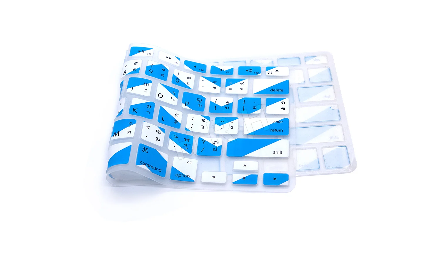 0.1-0.3mm Blue Keyboard Skin for Macbook