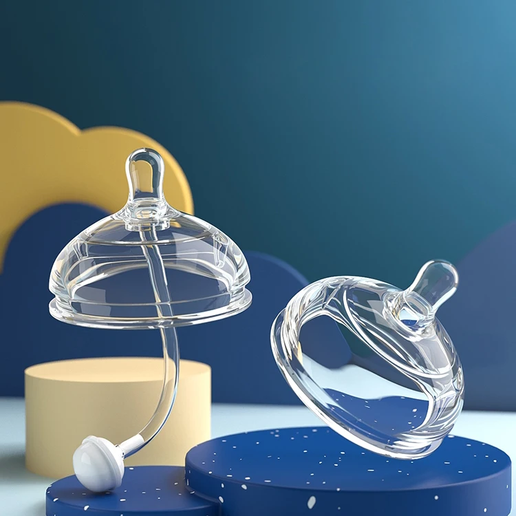 
Оптовая продажа, Нетоксичная силиконовая соска для детской бутылочки с широким горлышком 100% без БФА 