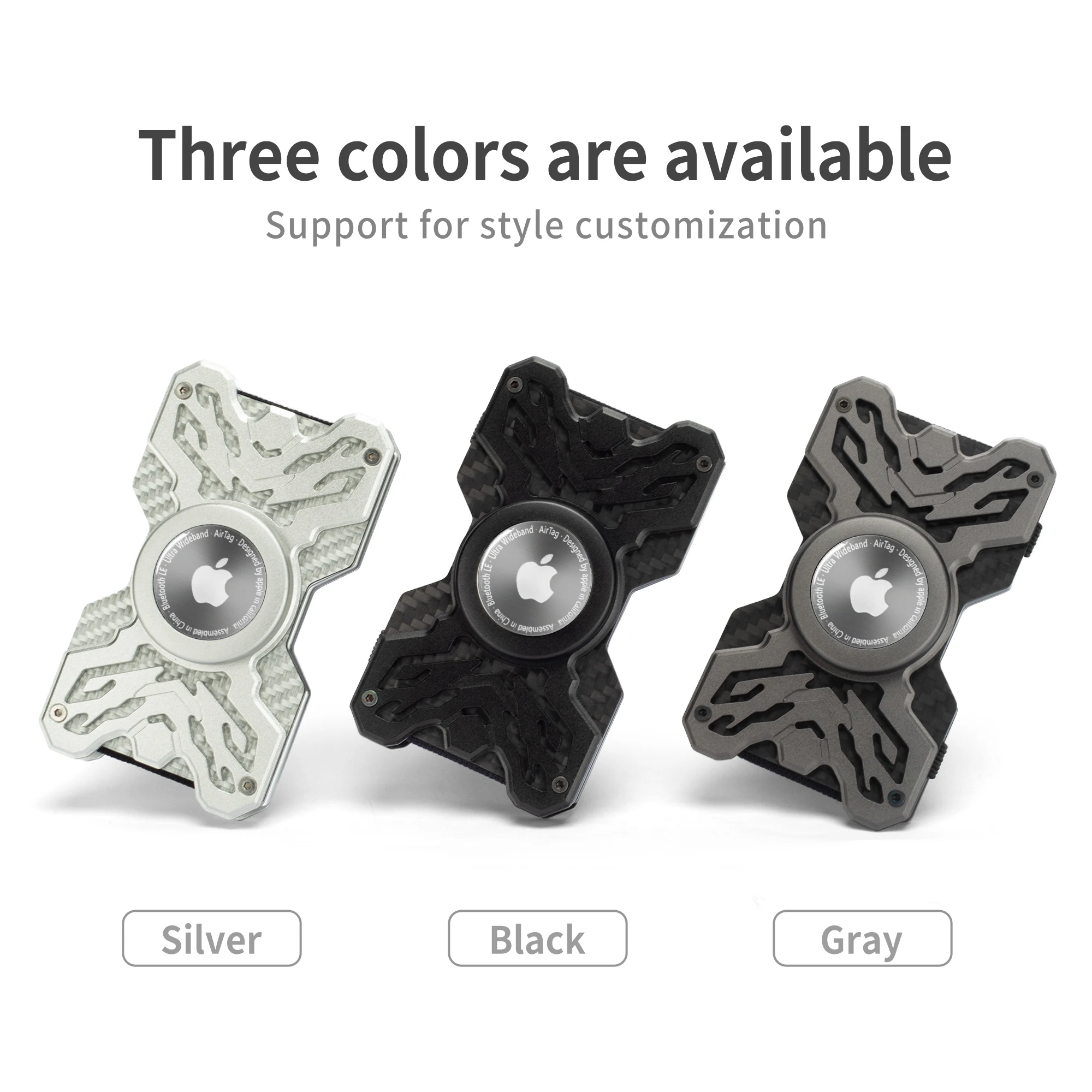 Подгонянный логотип минималистичные держатели кредитных карт всплывающие алюминиевые кошельки металлический кошелек на заказ держатель для карт