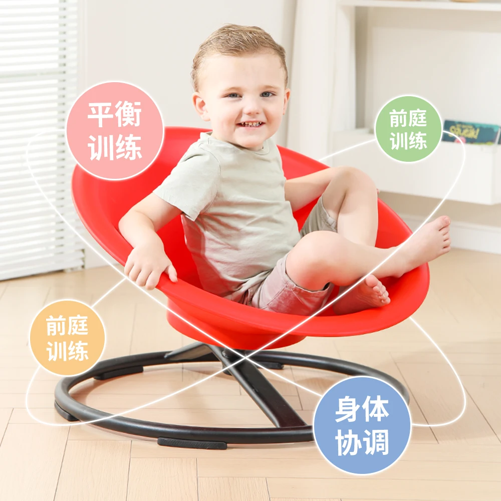 Sensory Spin Chair Seat Kids Wobble Chair Improve Physical Balance Coordination Spin Sensory Integration Training Equipment