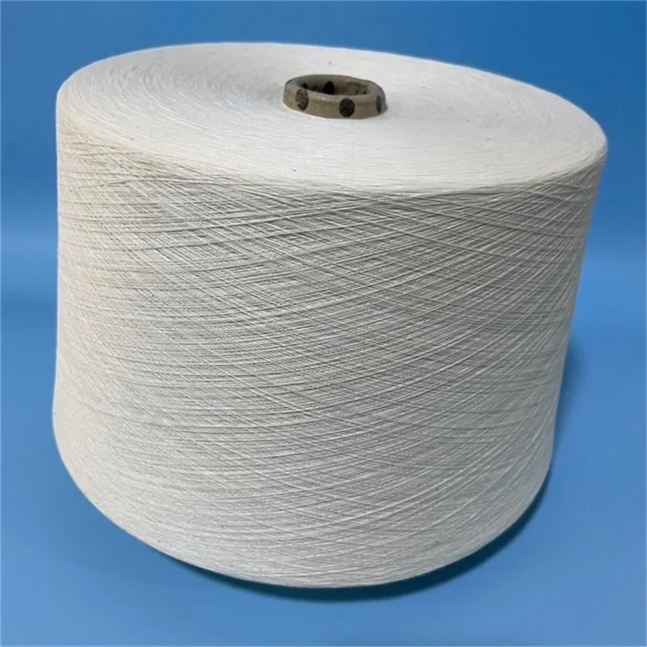 Recycled Cotton Socks Blended Yarn Polyester Thread For Knitting