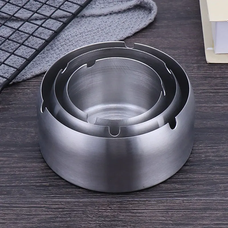 Different Size Custom Ash Tray Metal Ashtray Stainless Steel Smoking Cigar Ashtray