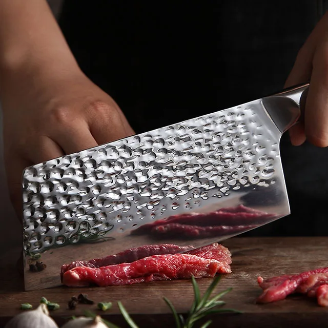 6.5inch chinese cleaver Knife with Pakka Wood Handle