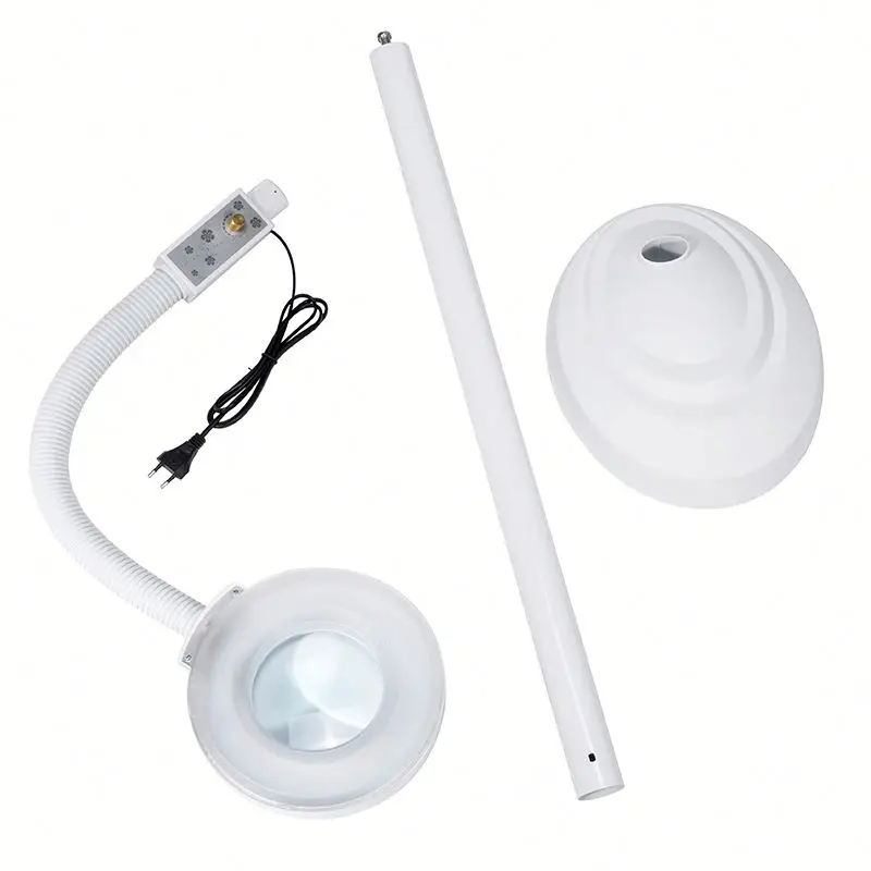 Hairdressing hair beauty Salon standing Illuminated Magnifier led magnifying lamp