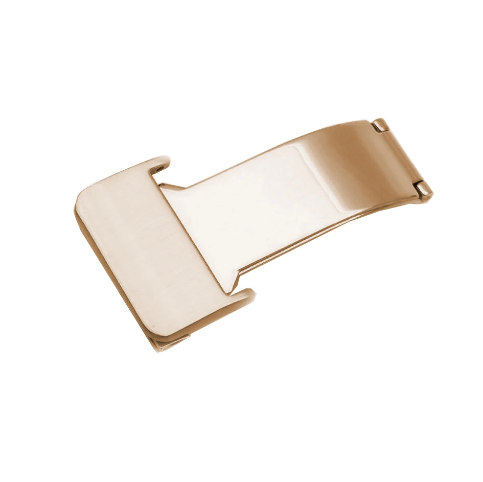 Solid Stainless Steel 304 Watch Safety Buckle Folding Buckle Turtle Back Buckle Watch Parts Wholesale