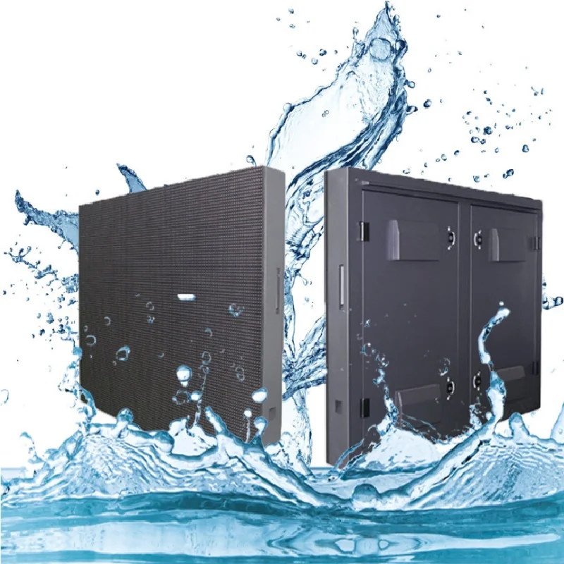 Outdoor Full Color 960 x 960mm Cabinet Size Wall-mounted Fixed Advertising LED Display P4 P5 P8 P10