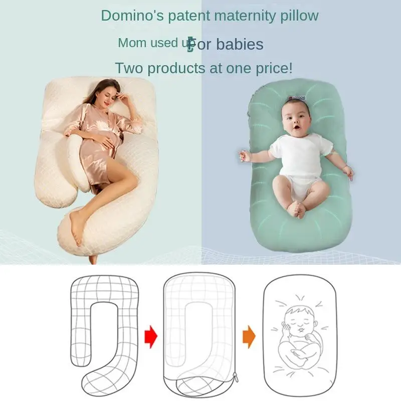 High Quality Pregnancy New Knitted Tech Fabric Air Layer Adjustable Nursing U G H J Maternity Pillow For Pregnant Women