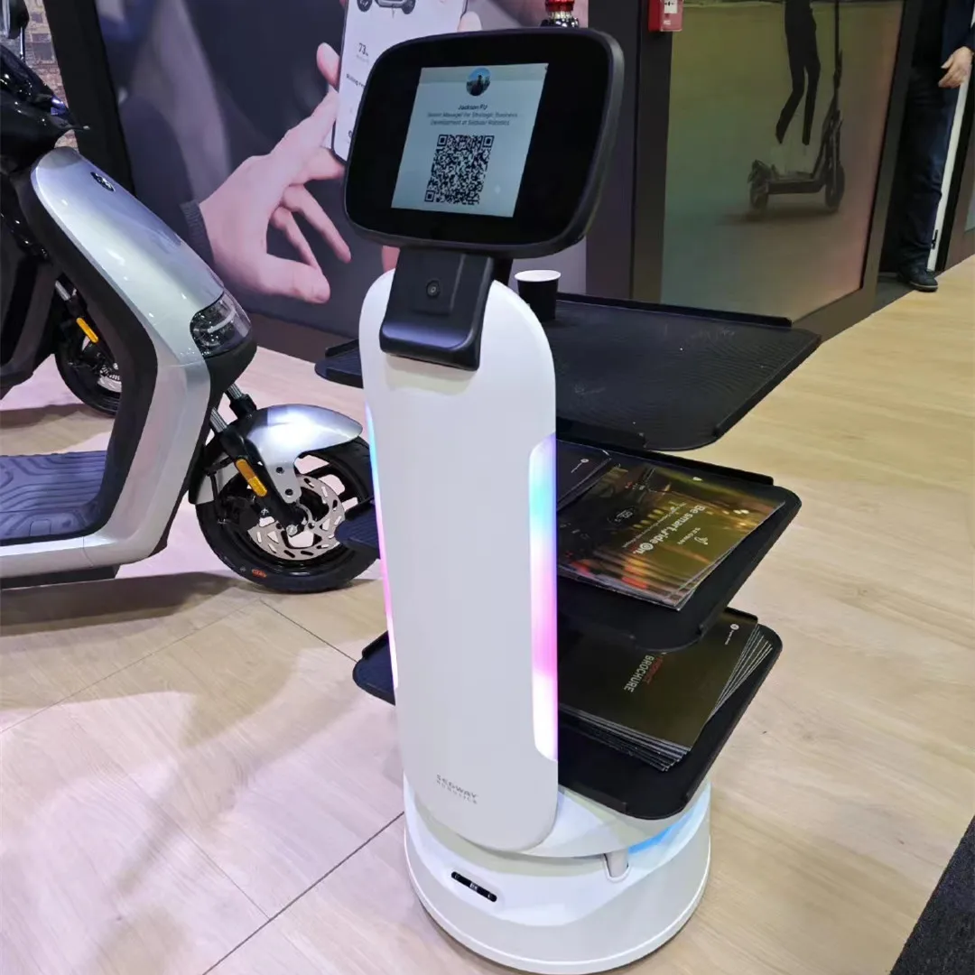 Segway Ugv Outdoor Food Delivery Robot Mobile Intelligent Delivery Service Robot For Restaurant & Hotel Supplies