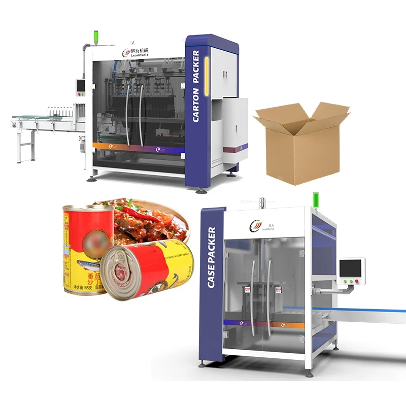 Новое состояние упаковочной машины картонные коробки упаковщик для Консервированных Сардин в жестяной коробке