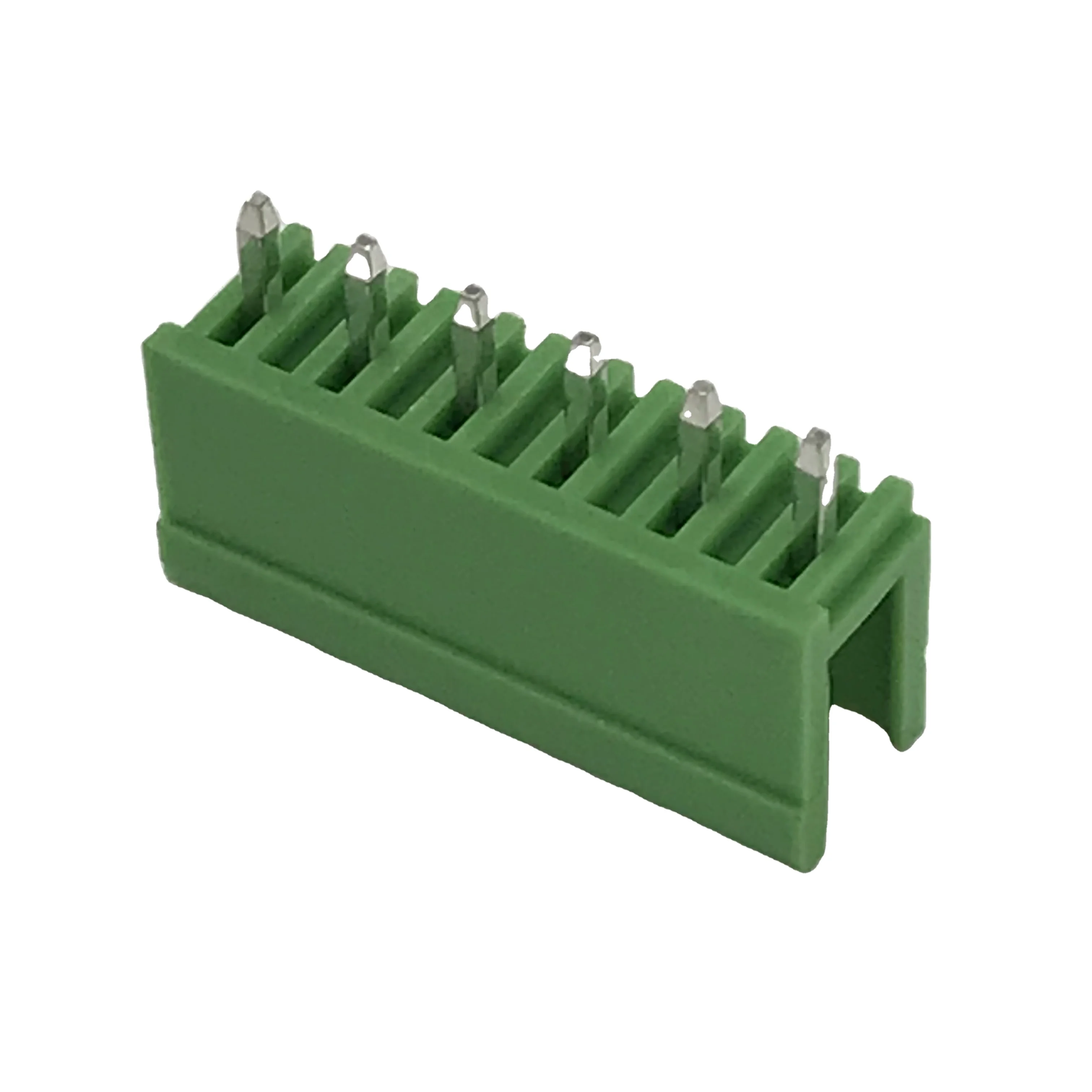 Зеленый Штекерный соединитель XINKE с углом поворота 3,96 мм и контактным разъемом PCB на 180 градусов