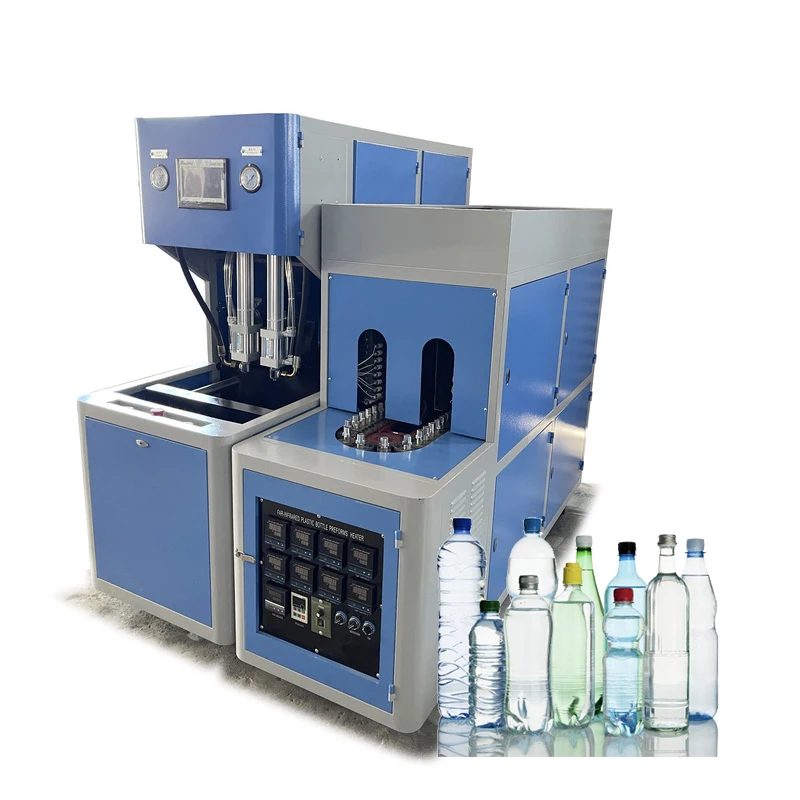semi-automatic 2cavity plastic bottle blow molding machine pet blowing machine for sale 1000capacity for 1500ml 2000ml