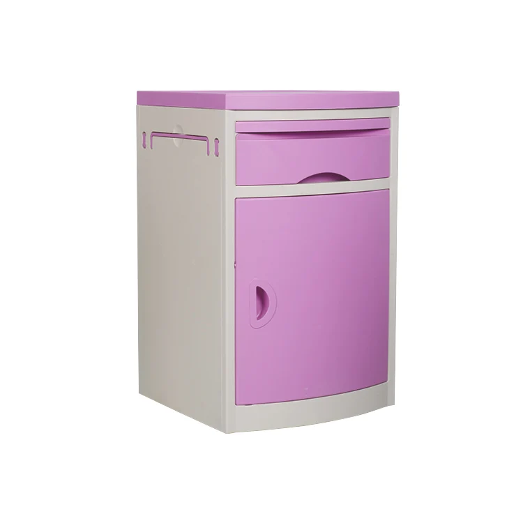 
ABS bedside table bedside table plastic cabinet for hospital sanatorium 