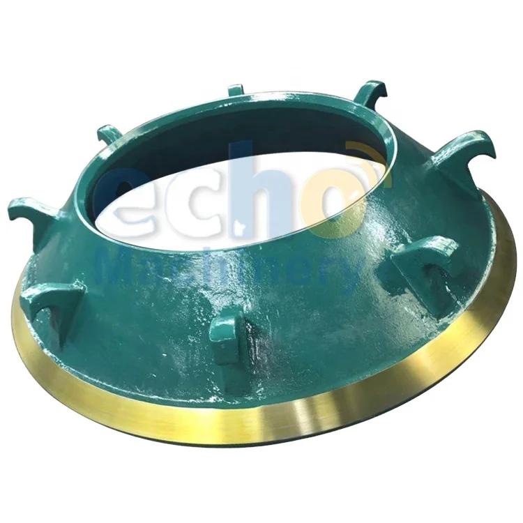 7' acero con alto manganeso concao y manto de trituradora de cono para producer agregado