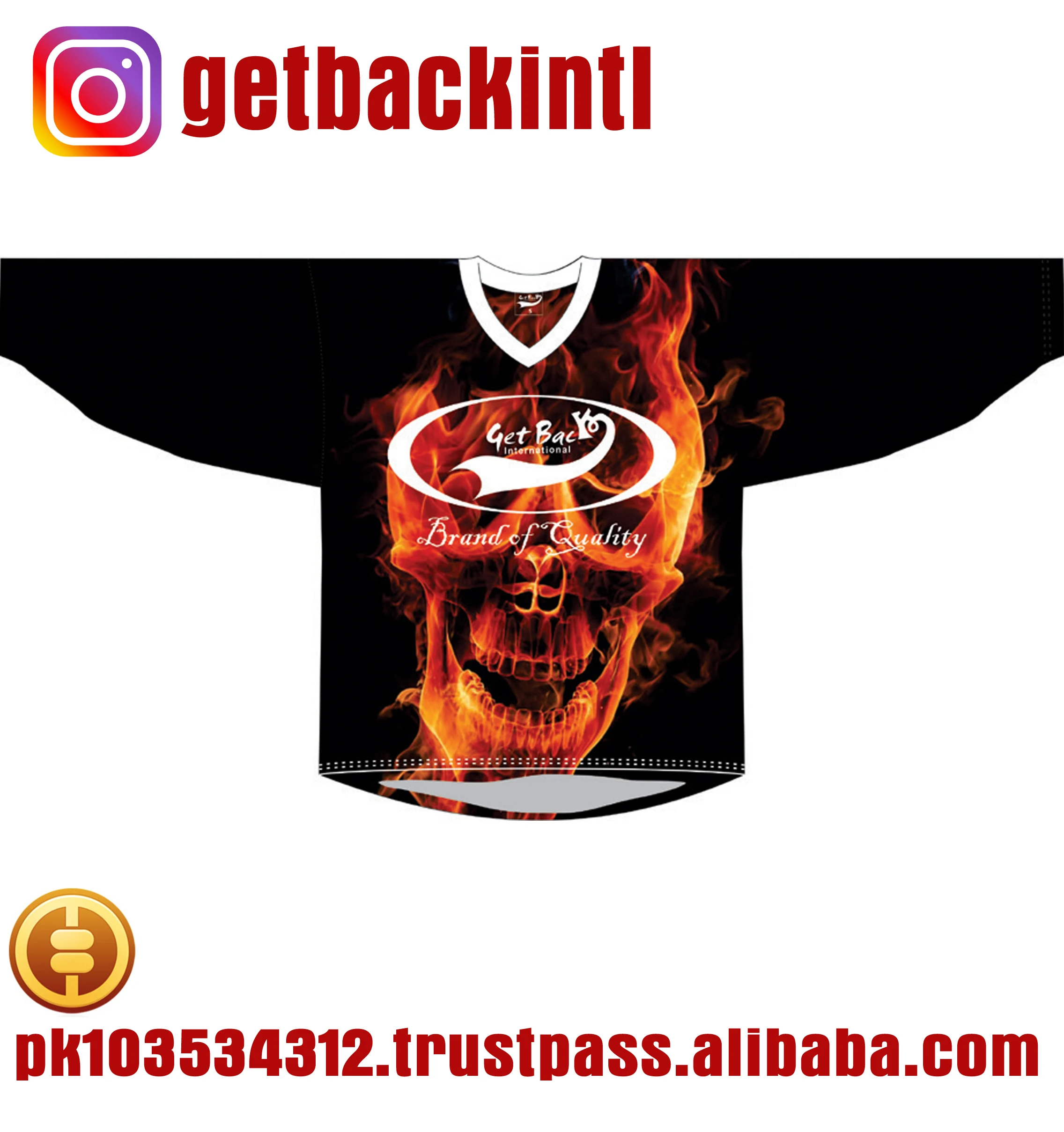High Quality Custom 100% Polyester Mesh Ice Hockey Jerseys Sublimation Print Genre-Specific Wear for Hockey