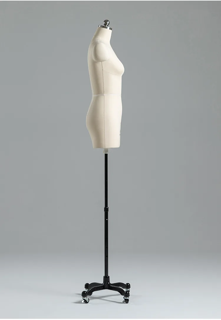 Adjustable  Half Mannequins Fabric Dress Form Sewing Female Mannequin Torso Tailor Mannequin