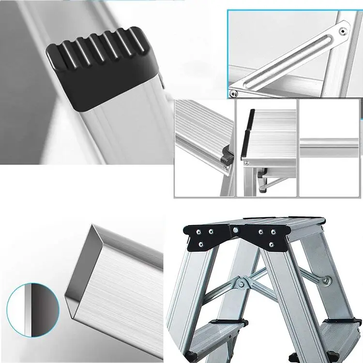 
professional good quality ladder step aluminum 2*3 step folding aluminum ladder EN14183 