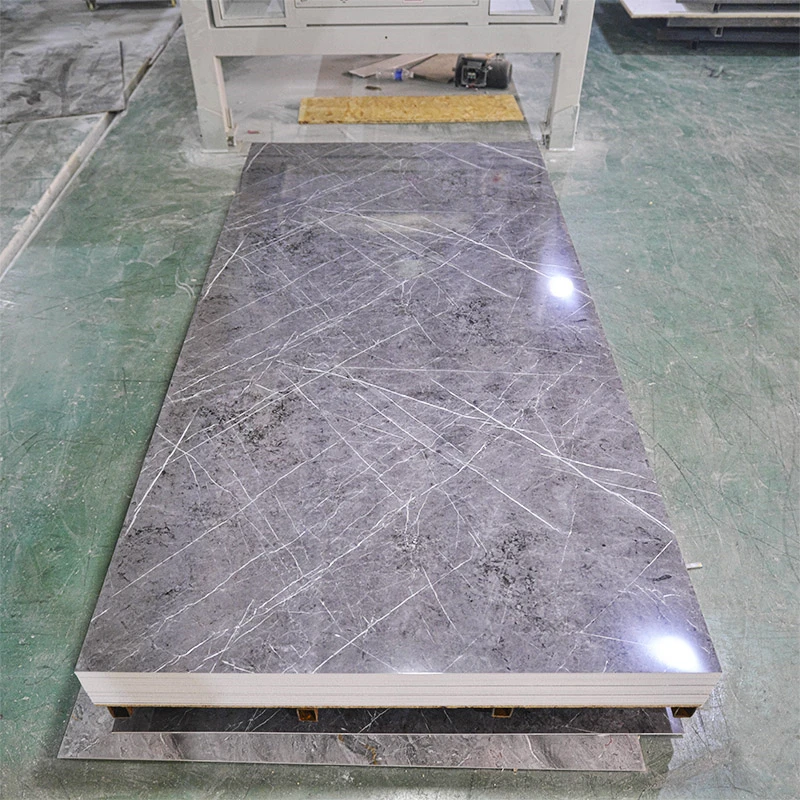 China Supplier  Uv Marble Sheet Black Pvc Board Uv Coating Pvc Marble Sheet Panels