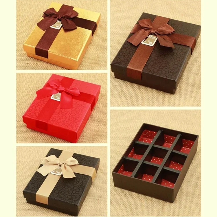 Gift Box Hot sale chocolate packaging boxes custom LOGO chocolate truffles packaging Christmas gift box