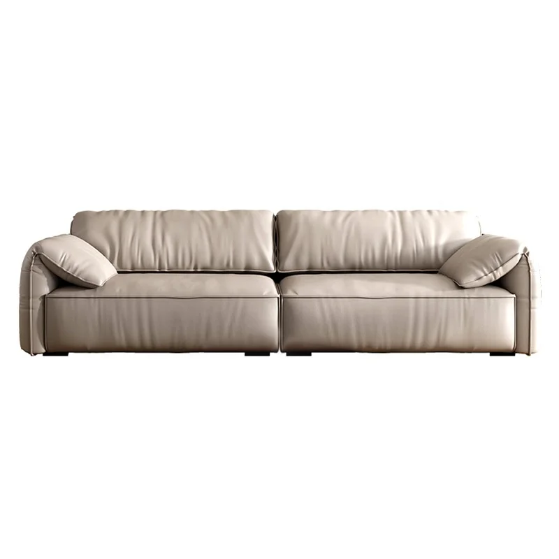 Modern Futon Couch 4 seater  Wide Square Arm Straight 3 Seater Sofa Velvet Deep Seat Sofa Living Room Bedroom Apartment